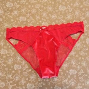 Victoria's Secret Velvet Lace Cheekini Panties